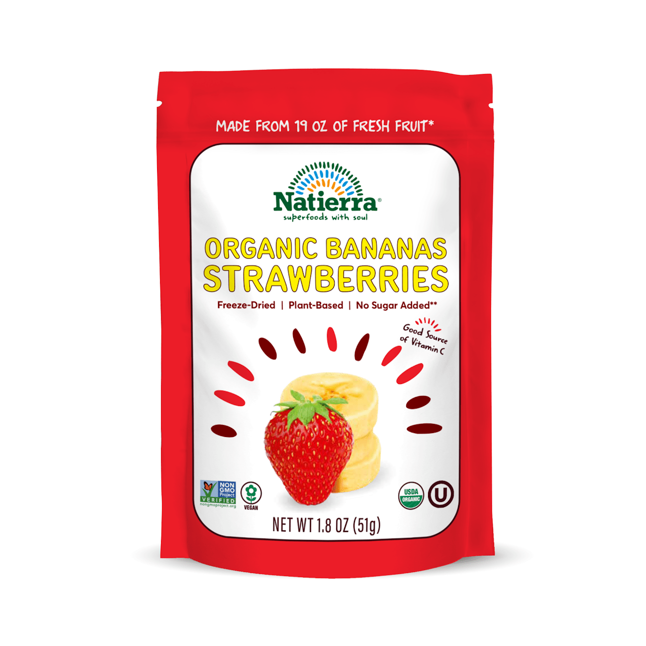 Freeze-dried Bananas & Strawberries – Beans & Bananas