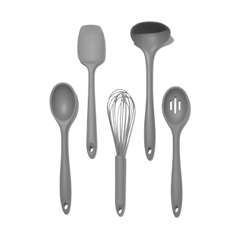 5 -Piece Silicone Cooking Spoon Set