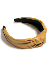 Load image into Gallery viewer, Knotted Faux Leather Headband
