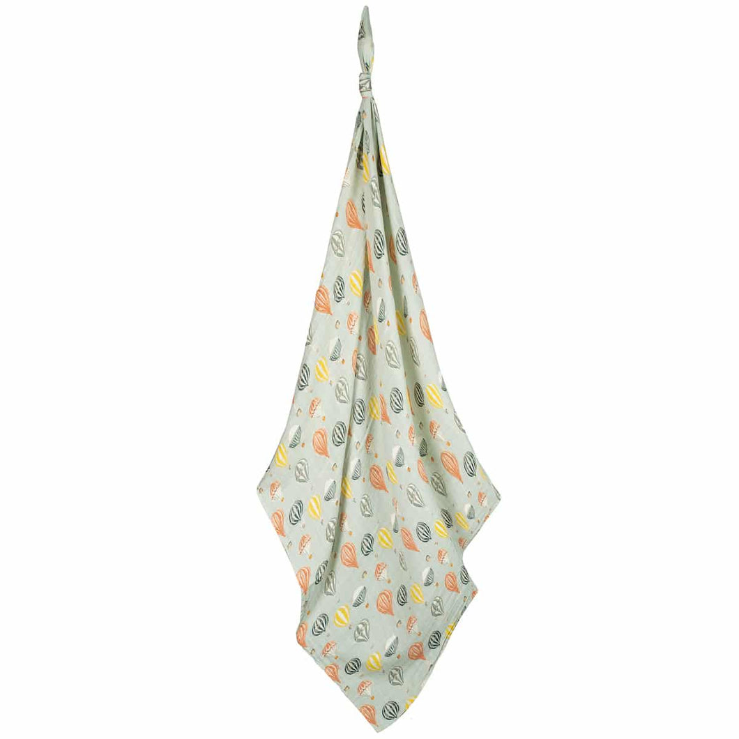 Organic Cotton Muslin Swaddle Blanket